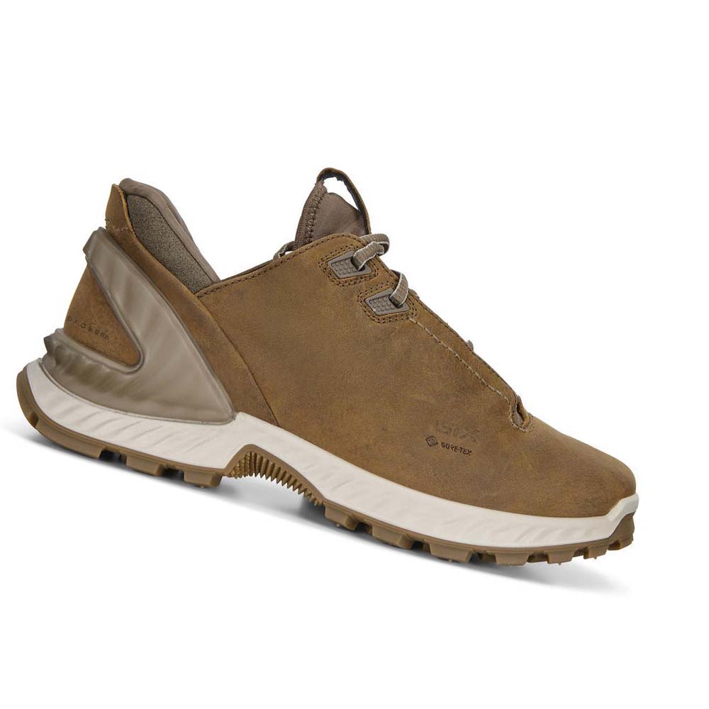 Men\'s Ecco Exohike Low Gtx Hiking & Trail Brown | USA 562VRW